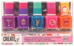 Canenco Canenco Create It! Színváltós körömlakkok, 5 db (84148V1) - jatektenger