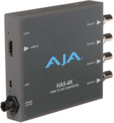 AJA HA5-4K, Convertor HDMI la 4x 3G-SDI, 4K 60p