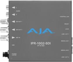 AJA IPR-10G2-SDI, Convertor SMPTE ST 2110 IP la 3G-SDI, cu 10GbE SFP+