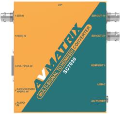 AVMATRIX SC7030, Convertor Video Multi-Semnal la 3G-SDI/HDMI, HD