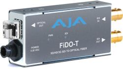 AJA FiDO-T-MM, Convertor 3G-SDI la fibra optica LC Multi-Mode, cu 3G-SDI loop-out