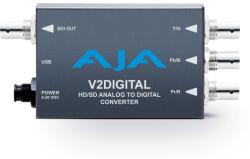 AJA V2Digital, Convertor analog la HD/SD-SDI, cu intrare YPbPr/RGB component/composit