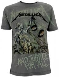Metallica And Justice For All Neon All Over Grey M Ing (RTMTLTSCHNEOM)