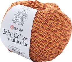 YARNART Baby Cotton Multicolor 5208 Orange Плетива прежда (Baby Cotton Multicolor 5208)