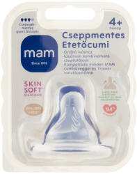 MAM etetőcumi 4 hó+ (3 cseppes, gyors átfolyású, csepegésmentes)
