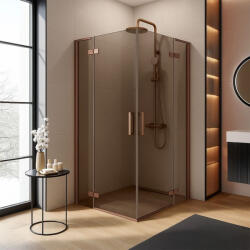 Rea Cabina dus REA Hugo Double 90x90 cupru periat (KPL-K6974)