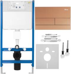 Rea Cadru WC incastrat K011A-Q Rea cu buton T cupru periat (KPL-E0053)