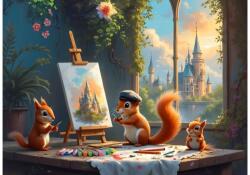 Bluebird Puzzle 91009 - The Squirrels' Workshop - 500 db-os puzzle (91009)