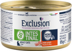 Exclusion Cat Monoprotein Vet Diet Intestinal Pork & Rice konzerv (24 x 85 g) 2.04kg