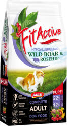 FitActive Pure Hypoallergenic Wild Boar & Rosehip (Kis szemcseméret) (4 x 3 kg) 12kg