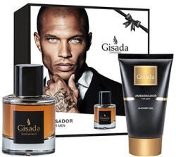 Gisada Gisada Ambassador szett I. 50 ml eau de parfum + 100 ml tusfürdő (eau de parfum) uraknak garanciával