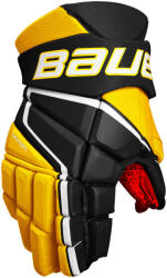 Bauer Mănuși de hochei Vapor 3X Black/Gold Intermediate 12 inci