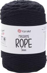 Yarn Art Macrame Rope 5 mm 85 m 750 Black Șnur (Macrame Rope 5 mm 750)