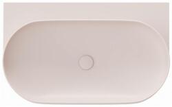 RAVAK Yard 80 kerámiamosdó Alabaster Pink, túlfolyó furat nélkül XJX0G080000 (XJX0G080000)