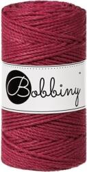 Bobbiny 3PLY Macramé Rope 3 mm 100 m Wine Red Șnur (TS-E066)