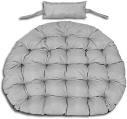 Aio Szürke Kerti Párna Gólyafészek 120 cm Fejtámlával