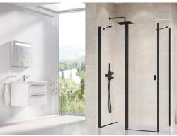 RAVAK Chrome CPS-80 fix oldalfal fekete+transparent 9QV40300Z1 (9QV40300Z1)