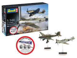 Revell - Starter Kit Messerschmitt Bf109E & Ju87B Stuka 1: 144 (73770) makett repülő