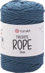 Yarn Art Macrame Rope 3 mm 63 m 789 Blueish Șnur (Macrame Rope 3 mm 789)