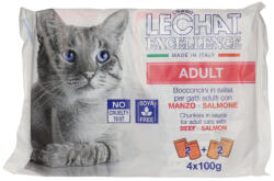 LECHAT Excellence alutál macskákank lazaccal és marhával - 400 g