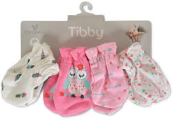 Cangaroo Tibby újszülött, pamut, kaparás elleni kis kesztyű (4pár) - Rózsaszín