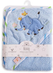 Cangaroo Manny pamut kapucnis kifogó - Kék - Elefánt