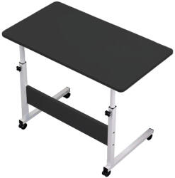 Leziter Állítható magasságú laptopasztal 80x40 cm fekete (LYHL-030-BL) - geminiduo