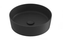 RAVAK Uni Slim 40 kerámiamosdó, matt fekete XJX0D140001 (XJX0D140001)