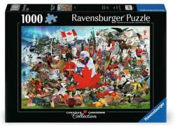 Ravensburger Puzzle 1000 db - Kanada Ajánlott 10-99 éves korig unisex [Cikkszám 9913]