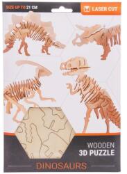 Retoys 3D fa puzzle - dínók, 4 féle Ajánlott 3-6 éves korig unisex [Cikkszám 33568]