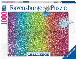 Ravensburger Puzzle 1000 db - Challenge Glitter Ajánlott 10-99 éves korig unisex [Cikkszám 93655]