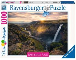 Ravensburger Puzzle 1000 db - Haifoss vízesés, Írország Ajánlott 10-99 éves korig unisex [Cikkszám 85102]