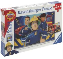 Ravensburger Sam a tűzoltó 2 x 24 darabos puzzle Ajánlott 3-6 éves korig fiúknak [Cikkszám 95174]