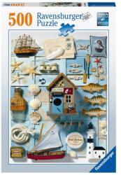 Ravensburger Puzzle 500 db - Tengerparti emlékek Ajánlott 10-99 éves korig unisex [Cikkszám 60814]