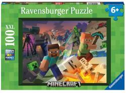 Ravensburger Puzzle 100 db - Monster Minecraft Ajánlott 6-10 éves korig unisex [Cikkszám 85088]