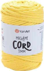 Yarn Art Macrame Cord 3 mm 85 m 754 Yellow Șnur (<![CDATA[Macrame Cord 3 mm 754]]>)
