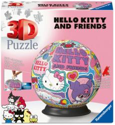 Ravensburger Puzzle 3D 72 db - Hello Kitty és barátai Ajánlott 6-99 éves korig unisex [Cikkszám 16537]