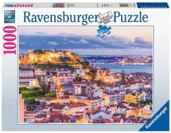 Ravensburger Puzzle 1000 db - Kilátás Lisszabonra Ajánlott 10-99 éves korig unisex [Cikkszám 69813]