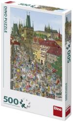 Dino Puzzle 500 db - Lőportorony Prága Ajánlott 10-99 éves korig unisex [Cikkszám 53165]