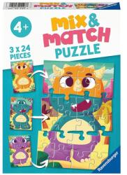 Ravensburger Puzzle 3x24 db - Kedves dínók Ajánlott 4-10 éves korig unisex [Cikkszám 3876]