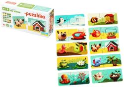 Puzzlika Állatok és lakhelyeik puzzle Ajánlott 3-6 éves korig unisex [Cikkszám 44670]