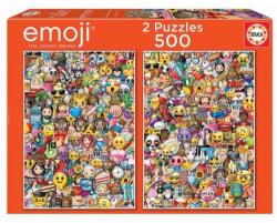 Educa Emoji, 2 x 500 db-os puzzle, E17992