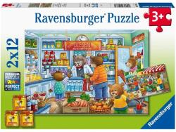 Ravensburger Puzzle 2x12 db - A boltban Ajánlott 3-6 éves korig unisex [Cikkszám 40976]