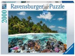 Ravensburger Puzzle 2000 db - Merülj a Maldív-szigeteken Ajánlott 10-99 éves korig unisex [Cikkszám 99844]