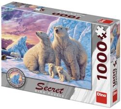 Dino Puzzle 1000 pcs, titkos - Jegesmedvék Ajánlott 8-15 éves korig unisex [Cikkszám 40493]