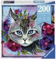 Ravensburger Puzzle 200 db - Macskaszem Ajánlott 6-10 éves korig unisex [Cikkszám 53607]