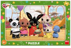Dino Puzzle 15 db - Bing a játszótéren Ajánlott 3-10 éves korig unisex [Cikkszám 6577]