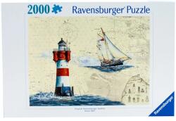 Ravensburger Puzzle 2000 db - Romantikus világítótorony Ajánlott 10-99 éves korig unisex [Cikkszám 12887]