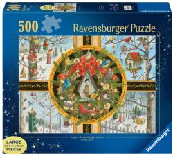 Ravensburger Puzzle 500 db - Karácsonyi énekesmadarak Ajánlott 10-99 éves korig unisex [Cikkszám 16598]