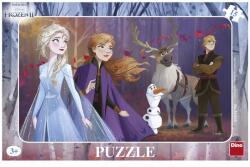 Dino Puzzle 15 db - Jégvarázs 2. Ajánlott 3-6 éves korig lányoknak [Cikkszám 53162]